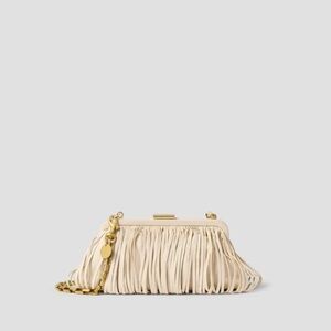 Clare V Fran Fran Leather Bag. Includes chain strap.  EUC